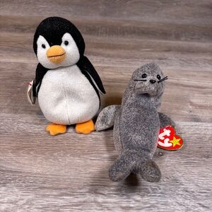 TY Beanie Babies Original Collection‎ Slippery Beanie Babies 2.0 Chill Vintage